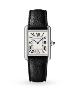 Cartier Tank Must Women Quartz Silver Calf Watch WSTA0041