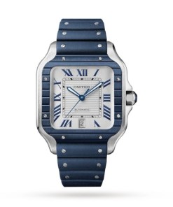 Cartier Santos de Cartier Men Automatic Grey Stainless Steel Watch WSSA0047