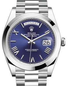 a1 rolex_day-date_40_president_platinum_blue_ombre_roman_dial_228236