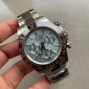 Rolex Daytona 116506 Brown Ceramic BTF 1:1 Best Edition Ice Blue Dial Crystal Marker on SS Bracelet SA4130 V2