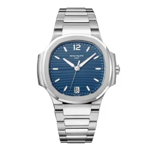 Patek Philippe Ladies Nautilus Blue Dial Stainless Steel 7118/1A-001
