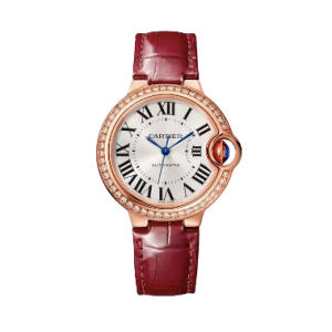 Cartier Ballon Bleu de Cartier Men Automatic Silver Leather Watch WGBB0030