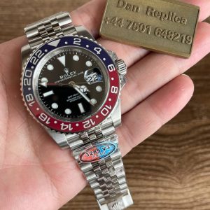Rolex GMT-Master II “Pepsi” Steel Black Dial Jubilee Bracelet 126710BLRO