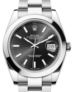 a7 rolex-datejust-41-126300-black-index-domed-stainless-steel-oyster-41mm-automatic