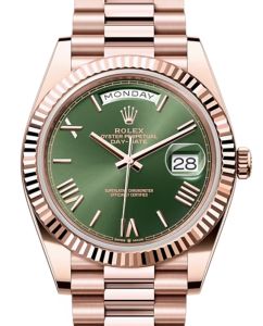 b3 rolex-day-date-40-228235-olive-green-roman-rose-gold-president-new_olive_green