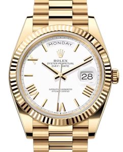 c4 rolex-day-date-40-228238-white-roman-fluted-yellow-gold-president-new_picture