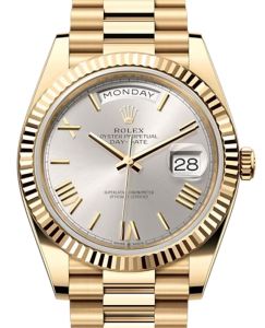 c6 rolex-day-date-40-yellow-gold-silver-roman-dial-fluted-bezel-president-bracelet-228238-new_picture