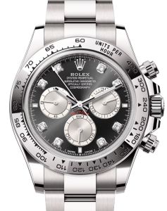 A7 rolex-daytona-white-gold-bright-black-steel-diamond-dial-white-gold-bezel-oyster-bracelet-126509