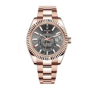 Rolex Sky-Dweller 326935-0007 “Everose Rhodium Dial” Super Clone