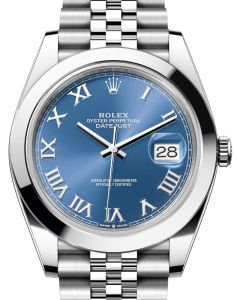 a4 rolex_datejust_41_stainless_steel_azzurro_blue_roman_dial_smooth_bezel_jubilee_bracelet_126300