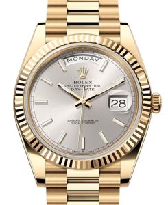 c2 rolex_day-date_40_yellow_gold_silver_index_dial_fluted_bezel_president_bracelet_228238